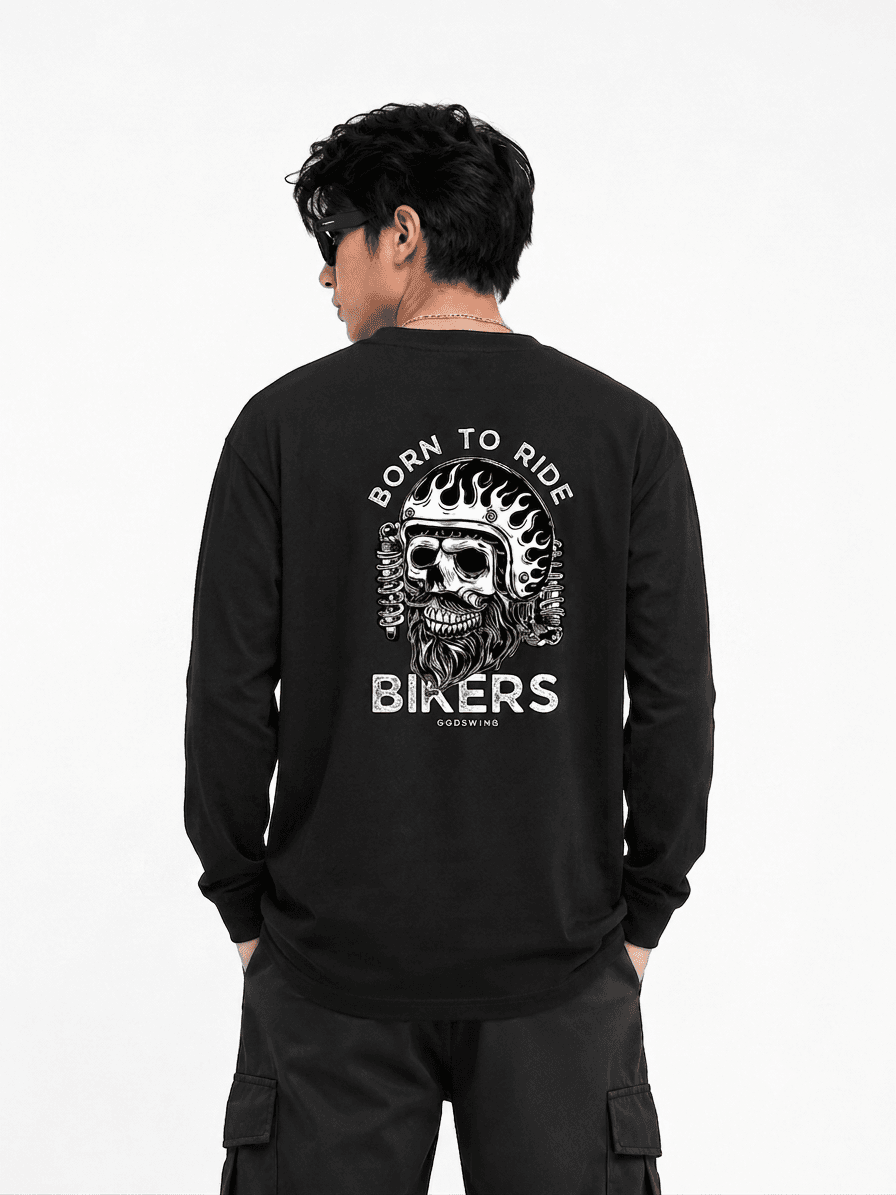 Biker Spirit Long Sleeve Tee